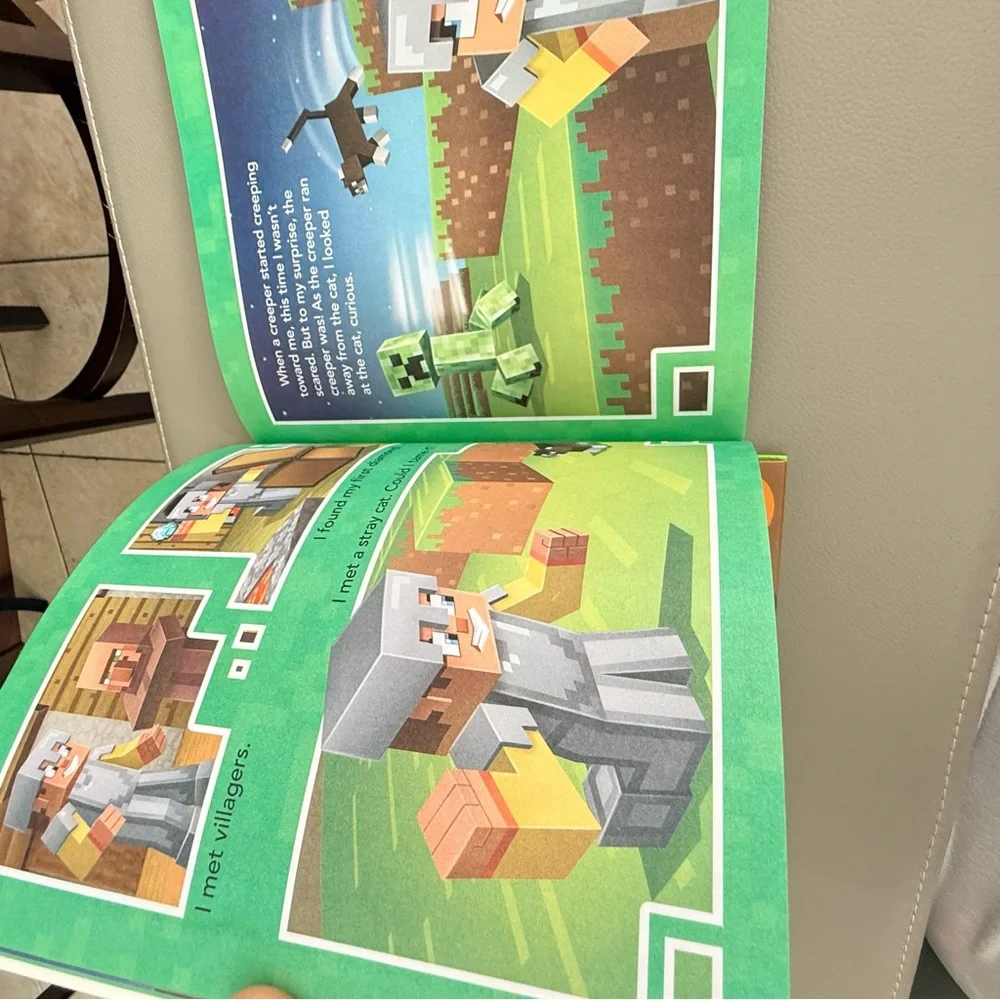 Scooby-Doo Shiny Spooky Knights LeapFrog Tag Book + Minecraft Kids Book Set